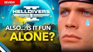 Helldivers 2 Review (also, is it fun alone?) - PS5 and PC