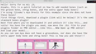 PMD Editor: Semi Standard Bones Plugin Thing