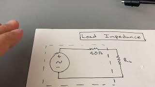 Load impedance for function generators