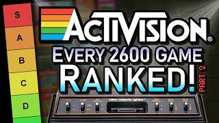 The Ultimate Activision/Atari 2600 Tier List - ALL 44 GAMES RANKED - Part Two