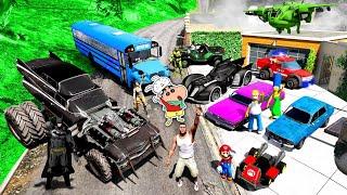 Shinchan Became Riches Persian in GTA 5 | SHINCHAN Stealing VIDEO GAME VEHICLES in GTA 5 [HINDI]