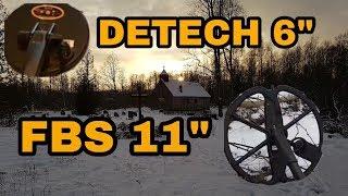 Тест катушек. Detech 6" против FBS 11".Minelab Safari