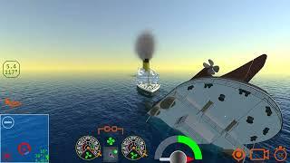 BIG GIANT RMS TITANIC VS TINY PASSENGER SHIP - | Ship Handling Simulator