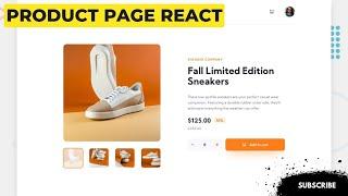 E-Commerce Product Page  React.js | Tailwind CSS | Vite.js