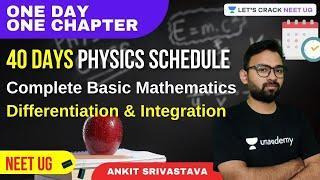 Complete Basic Mathematics: Differentiation & Integration | One Day One Chapter | Ankit Srivastava