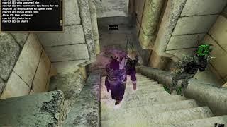 Ayleid ruin exploration in tes3mp