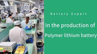 Automatic assembly line Lithium polymer battery in production | #battery