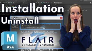 Installation - Uninstalling Flair for Maya