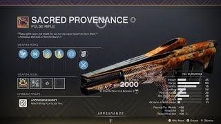 CAN SACRED PROVENANCE BECOME THE NEW META?????