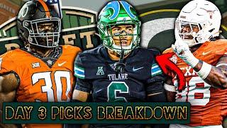 Breaking Down EVERY Day 3 Draft Pick by the Packers!!!