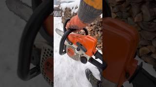 STIHL - MS 180 запуск