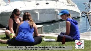 Aqua Infused Yoga Launch 2010 Canadian Aquafitness Leaders Alliance Charlene Kopansky CALA