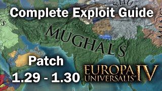 EU4 Complete Exploit Guide - Patch 1.29 - All Custom Nation Exploits