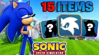 15 Items You Are LUCKY TO OWN in Sonic Speed Simulator!