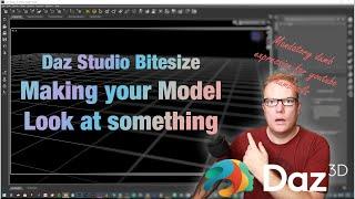 [Daz Studio] Bitesize: Getting your character to look at something