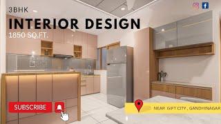 3BHK Minimalistic Interior Design | Walkthrough | Gandhinagar | Favourite Design