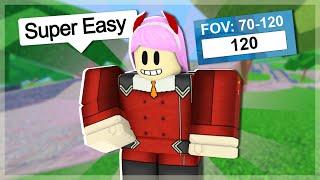 The FOV Challenge is Easy... (Roblox Arsenal)