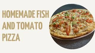  Homemade Pizza with Red Fish & Tomatoes – Easy & Delicious Recipe! 