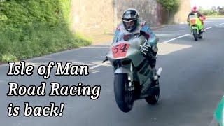 Isle of Man Road Racing is back!! 1st action from Pre TT Classic 2022