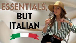 The Elegant Alternatives to Wardrobe ESSENTIALS | Italian Spring Staples