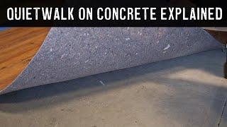 Can QuietWalk be Used on a Concrete Subfloor