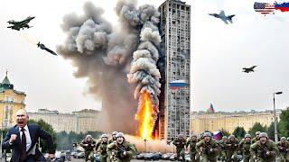 HAPPENED TODAY! Russian Military Headquarters Building Explodes Attacked by Ukrainian Jets