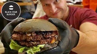 Eating Russia's BLACK STAR Burger by Тимати (Timati)