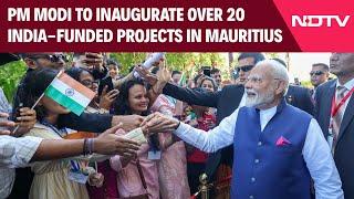 PM Modi Mauritius | PM Modi To Inaugurate Over 20 India-Funded Projects In Mauritius