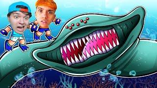 ENCONTRAMOS O MONSTRO DO FUNDO DO MAR NO ROBLOX!! (El Gran Maja)