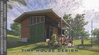 Amakan House Design -26.5 sq.m. Tiny House Design 1-Bedroom w/ Loft (5.9m x 4.5m)