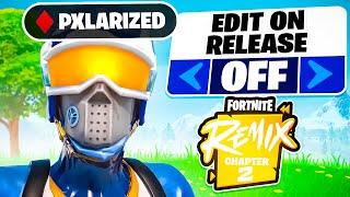 I Tried NO Edit On Release In Fortnite Chapter 2!