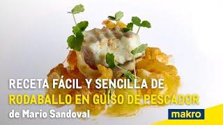 Receta fácil y sencilla de rodaballo en guiso de pescador de Mario Sandoval