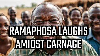Ramaphosa cackles while Farmers are Savagely Assaulted