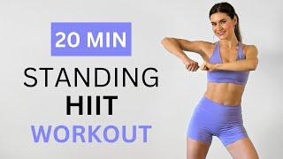 20 MIN STANDING HIIT WORKOUT - Cardio Home Workout | Fat Burner / No Equipment