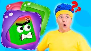 Let's Make Angry Shapes Happy | D Billions Kids Songs