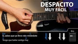 Cómo tocar Despacito fácil en guitarra (sin cejilla) | Guitarraviva