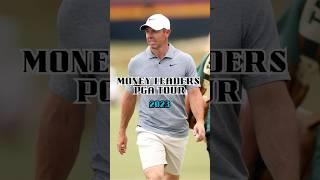 Top 5 PGA Tour Money Leaders in 2023!  #golf #shorts