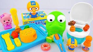 [Toy ASMR] 96 Minutes Satisfying with Unboxing Pororo Crong Eating and Potty Training 