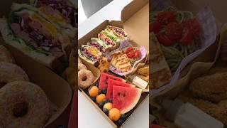 Pack a picnic box with me️ #asmr #bento #lunch #picnic #lifestyle #food #aesthetic #shorts