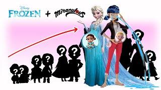 Frozen + Miraculous Growing Up Compilation I Poppy Bo