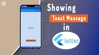 How to show toast message in flutter