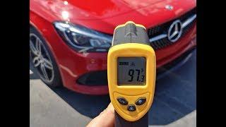 Are Black Cars Really Hotter Than White Cars? A Mercedes-Benz Temperature Test!