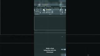 How to make a simple 10'x10' ft sq Room in #autocad #shorts #viral