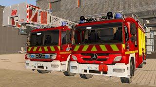 Notruf 112 - Paris New Skins Firefighter and Fire Brigade Truck on Duty! 4K