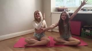 TEEN GIRLS Yoga Challenge With 2 Cute Girls