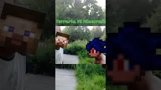 Террария против Майнкрафта прикол #приколы #terraria #террария #build #shorts #2023 #мемы #майнкрафт