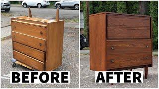 Refinishing A Vintage Dresser | Furniture Restoration