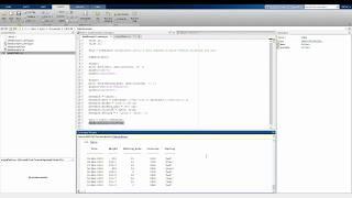 Matlab Basics: Introduction to tables