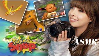 ASMR  N64 Pokemon Snap Let's Play!  ~ Cozy Whispered Gaming & Nintendo Switch Controller Clicks