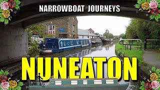 A trip through Nuneaton - more Narrowboat Journeys on the Coventry Canal.